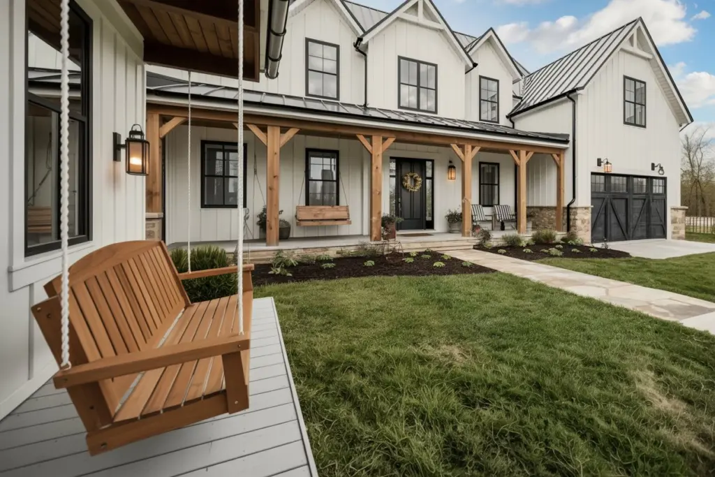 modern farmhouse house
