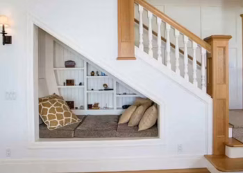 space under stairs