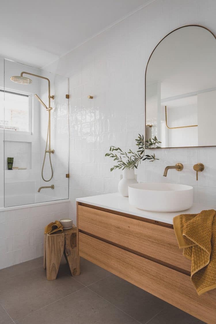 white bathroom
