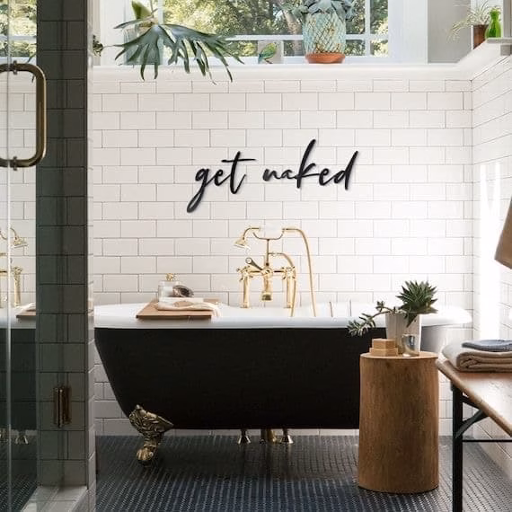 loft style letters to decorate an empty wall