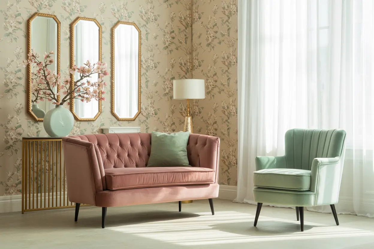 Spring-summer 2025 decoration trends: color, material and style.