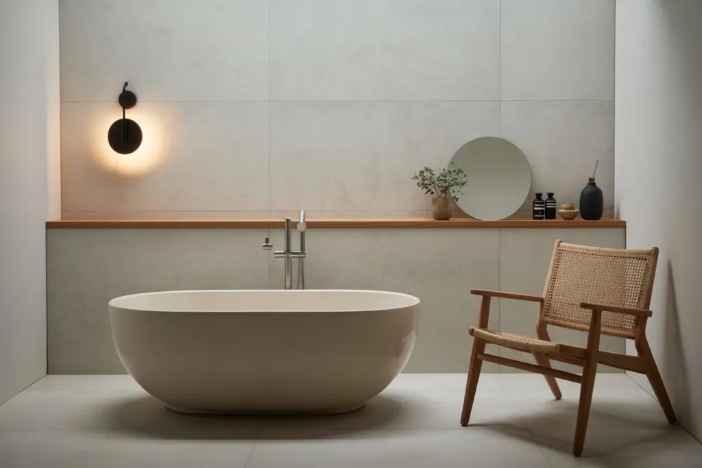 concrete effect tile