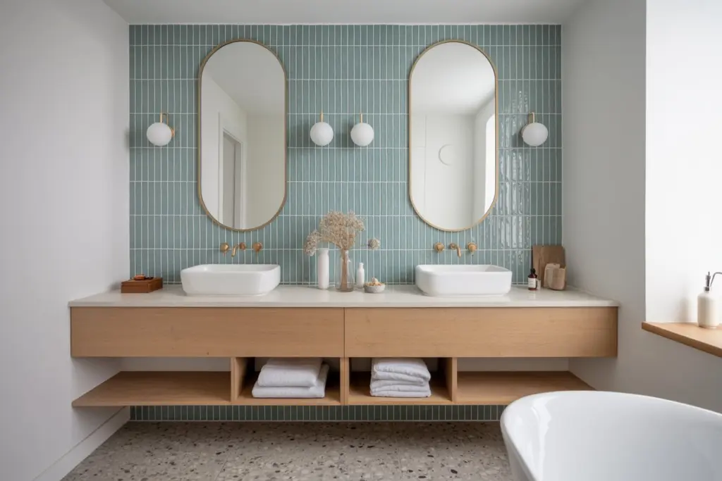 Choose a color according to the size of the bathroom
