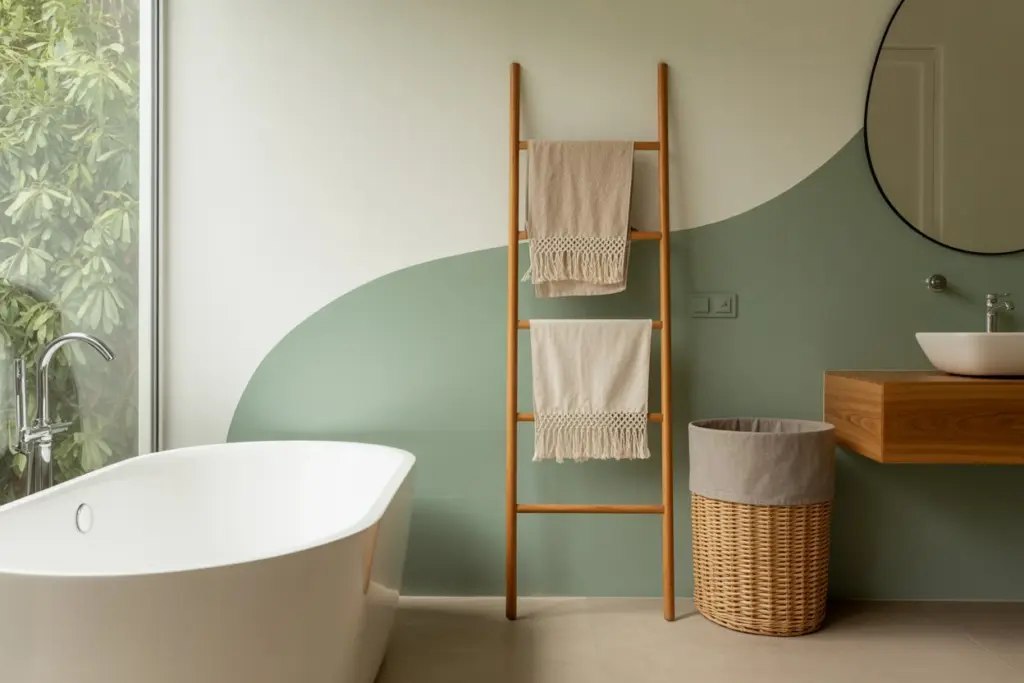 a bamboo ladder