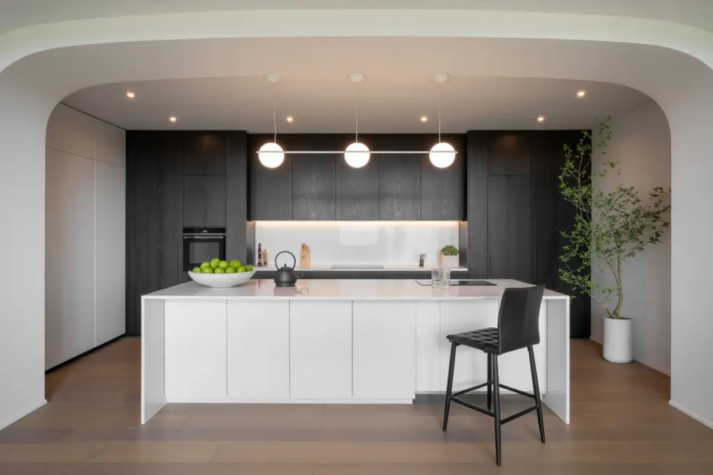 Black and white interior design