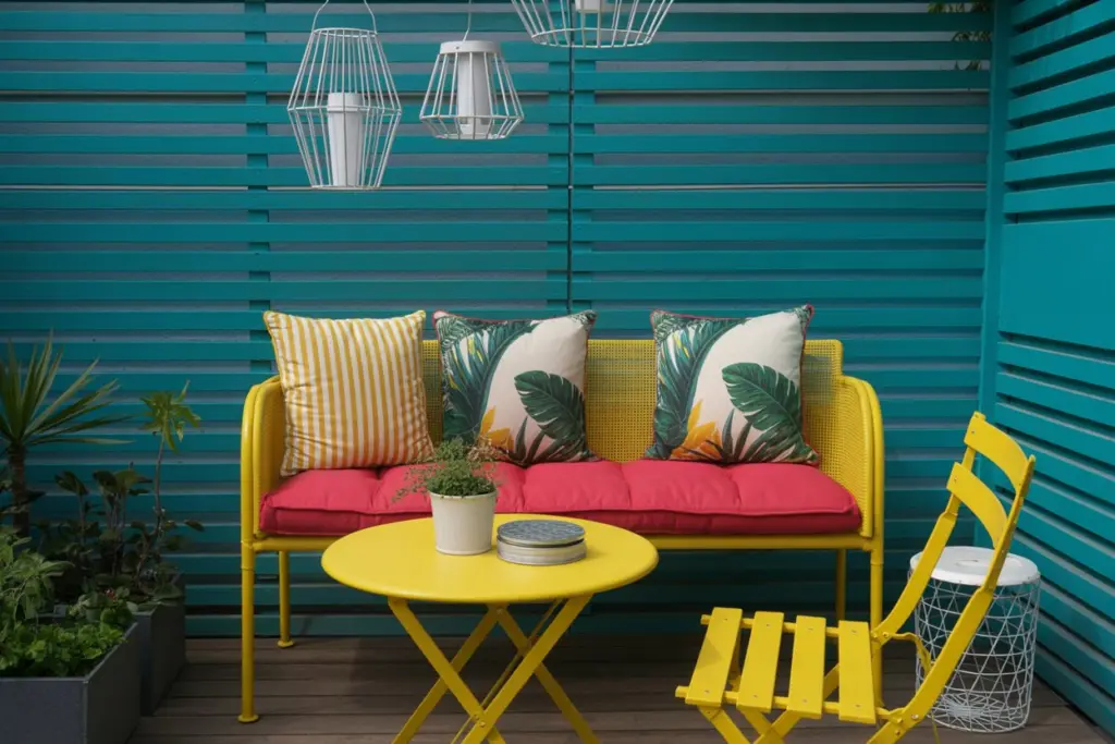7 tips and tricks you need to design a dreamy patio 13 add color with your leftover paint in your patio