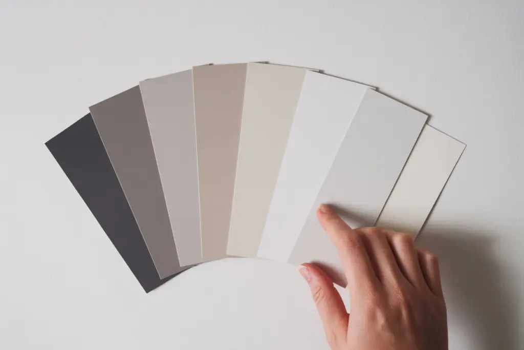 The different paint sheen