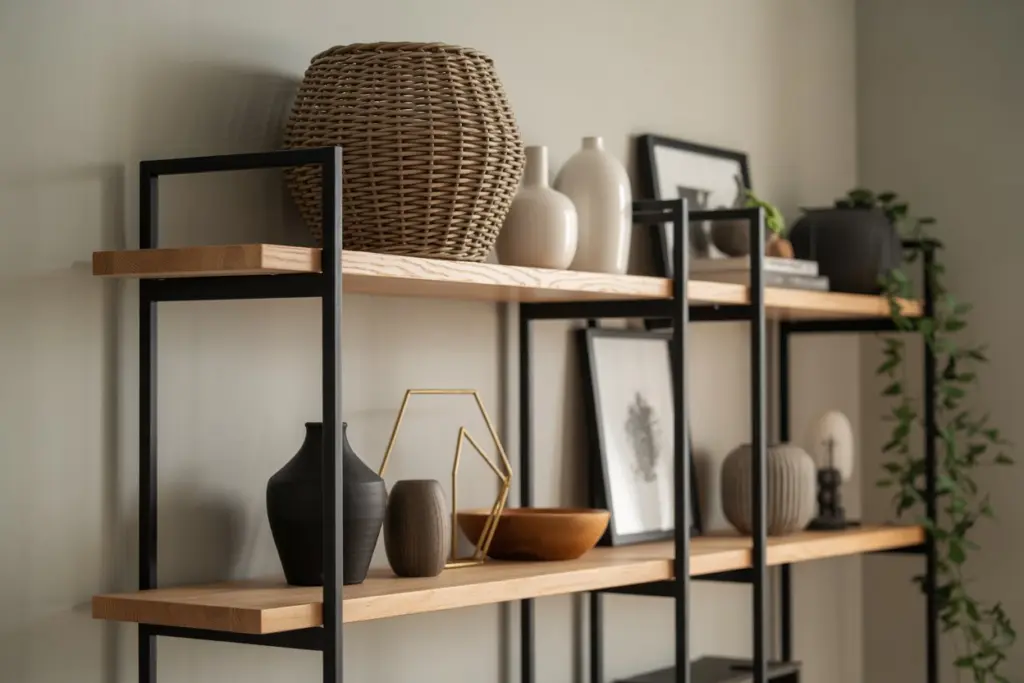 Twin shelves