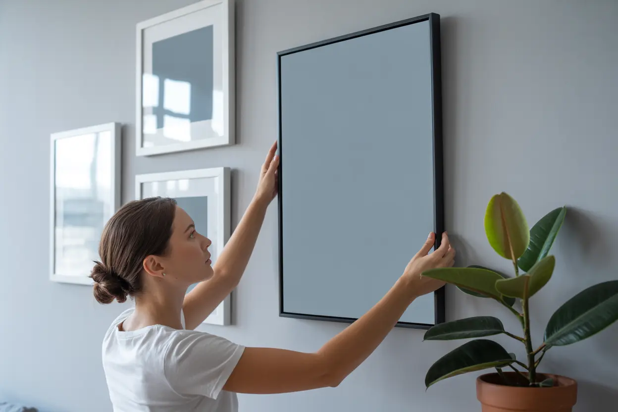 How to decorate an empty wall in an original way without breaking the bank?