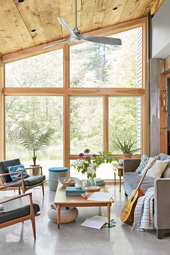 Sunrooms serving as a space for entertaining guests