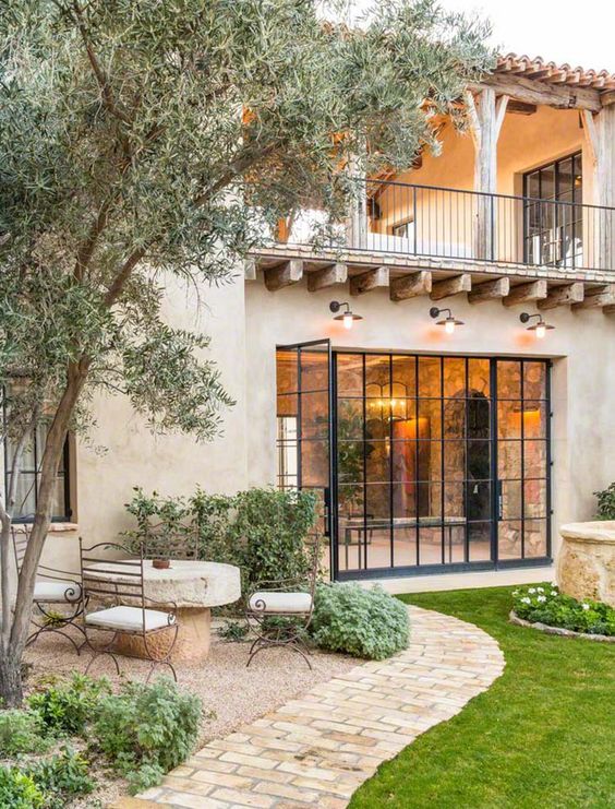 Mediterranean style home exterior paint