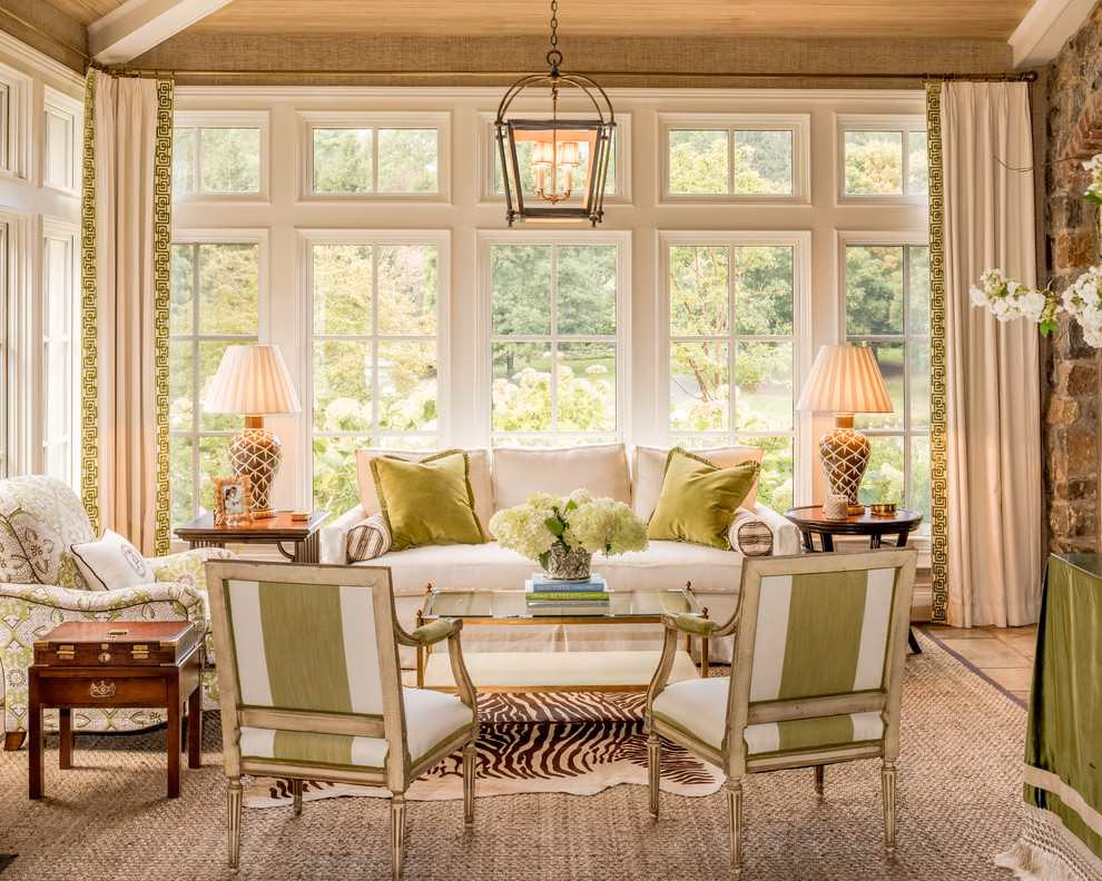 Traditional style sunrooms
