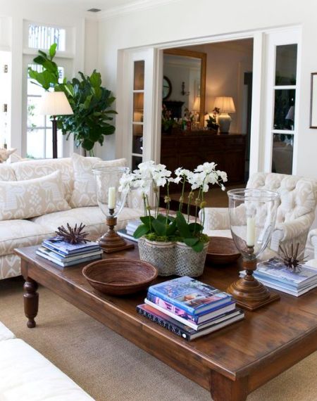 Traditional style coffee table