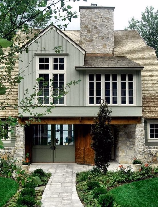 green home exterior paint