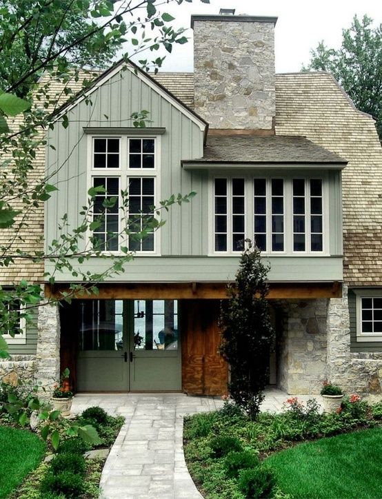green home exterior paint