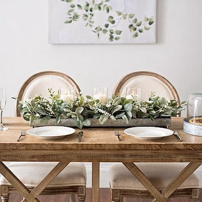 rustic dining room table decor