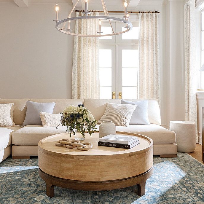 Coffee tables made from natural wood 