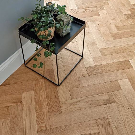 Natural wood tones 