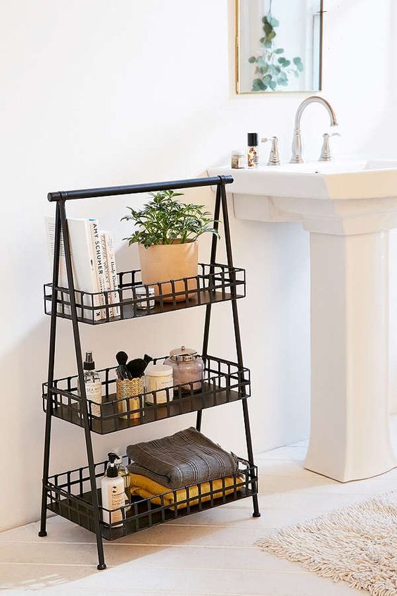 Urban Outfitters Alder Tri-Tier Metal Storage