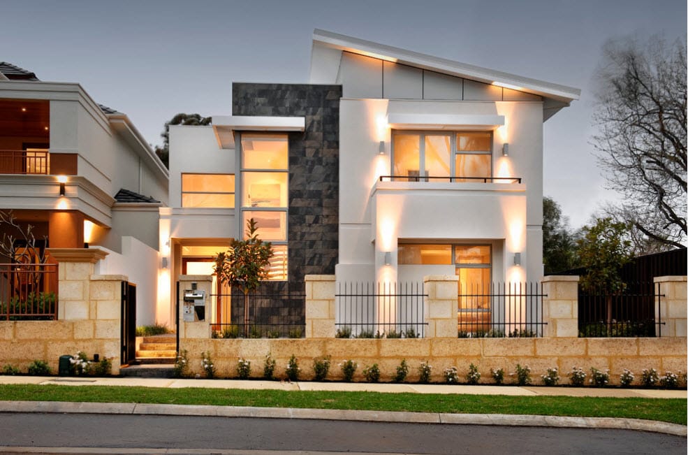 Modern style home exterior