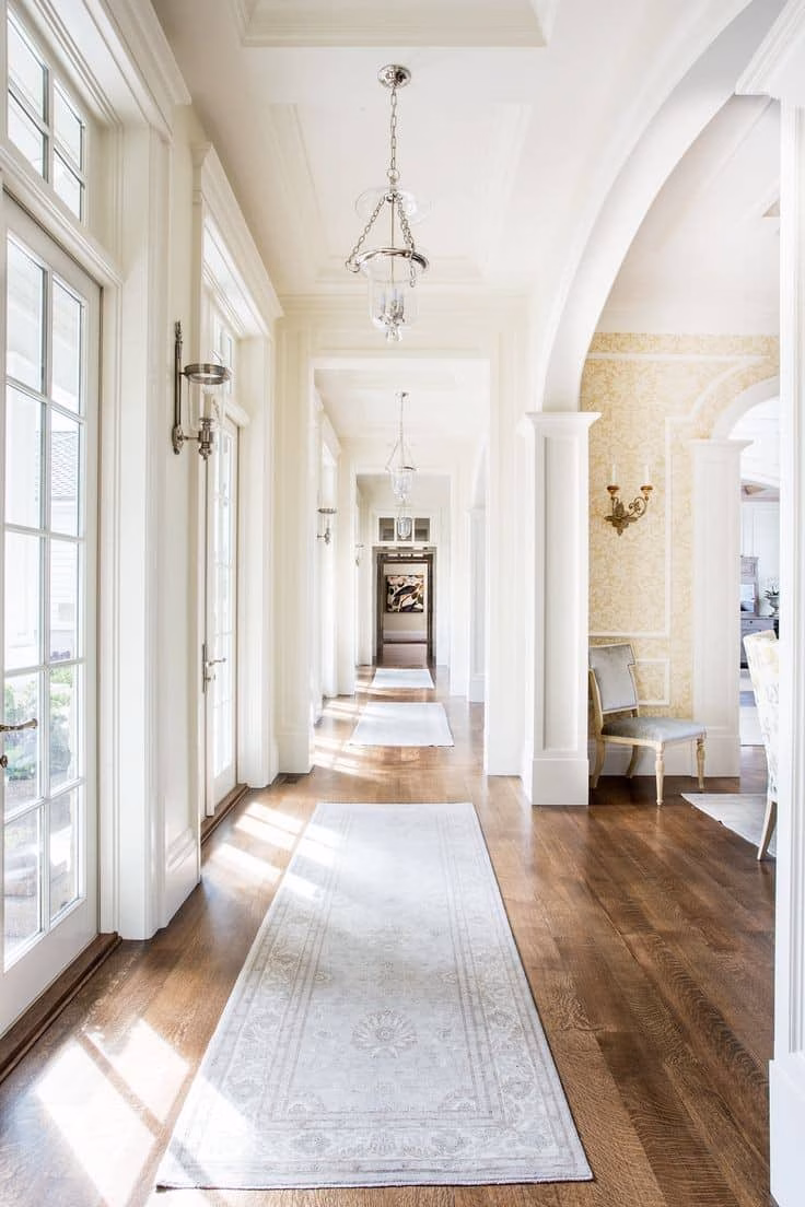 hardwood floor in traditional style
