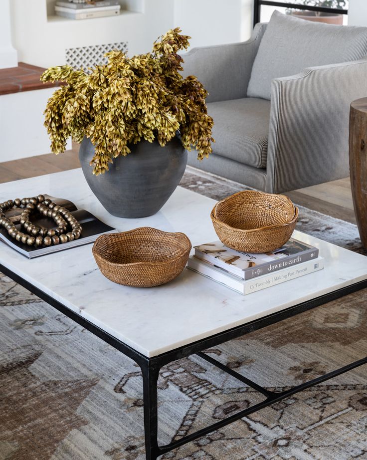 Marble coffee table