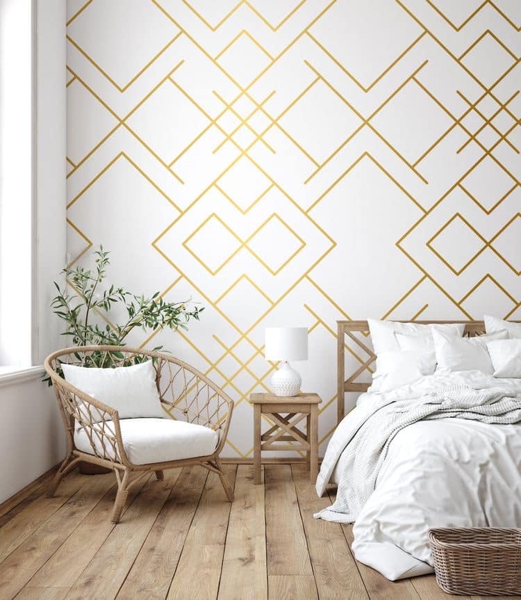 geometric pattern wall design