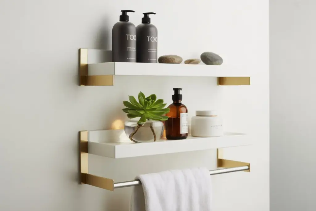 Wall-mounted shelves