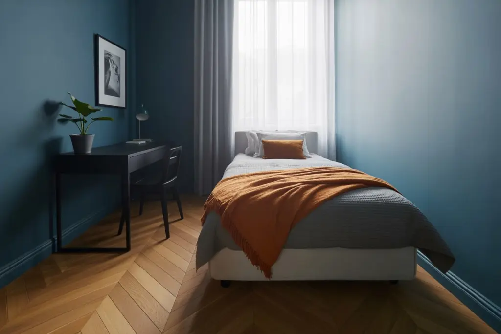 The Beauty of Herringbone Wood Flooring: Everything You Need to Know 9 Herringbone wood flooring bedroom