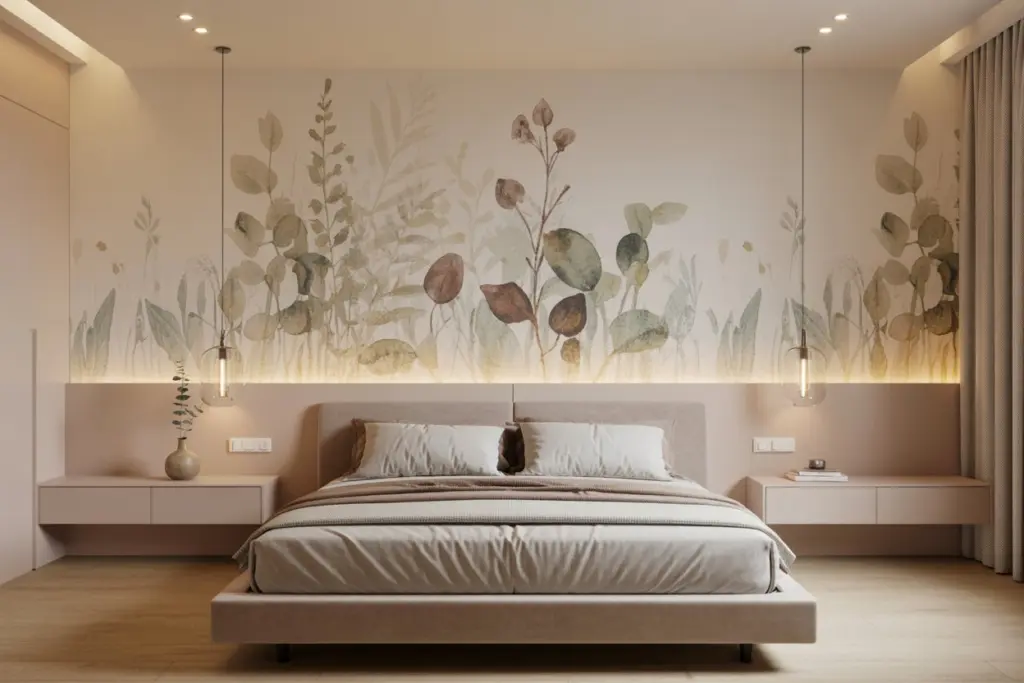 wallpaper accent wall