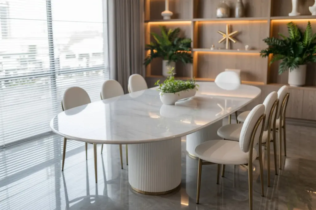 How to Choose the Perfect Dining Table for Your Home Decor 12 marble dining table