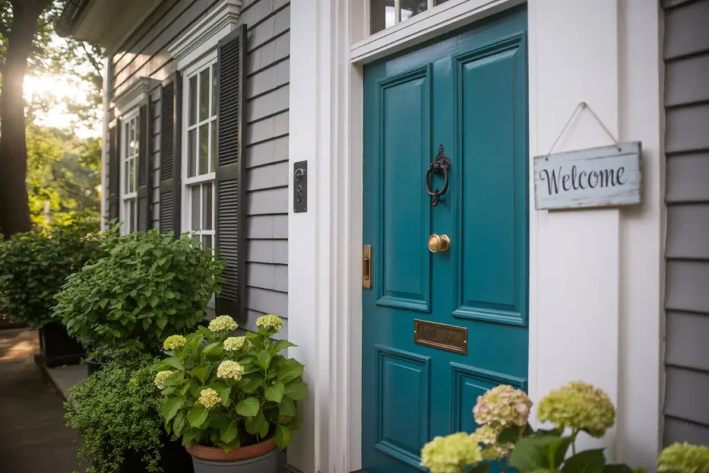 Who says exterior paint colors says front door paint colors