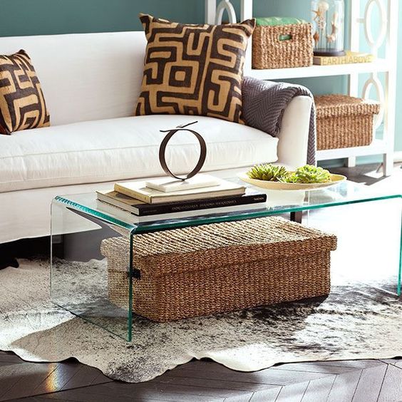 Acrylic coffee table