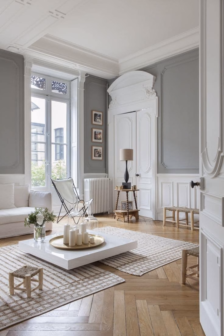 Herringbone parquet: the Haussmannian trend