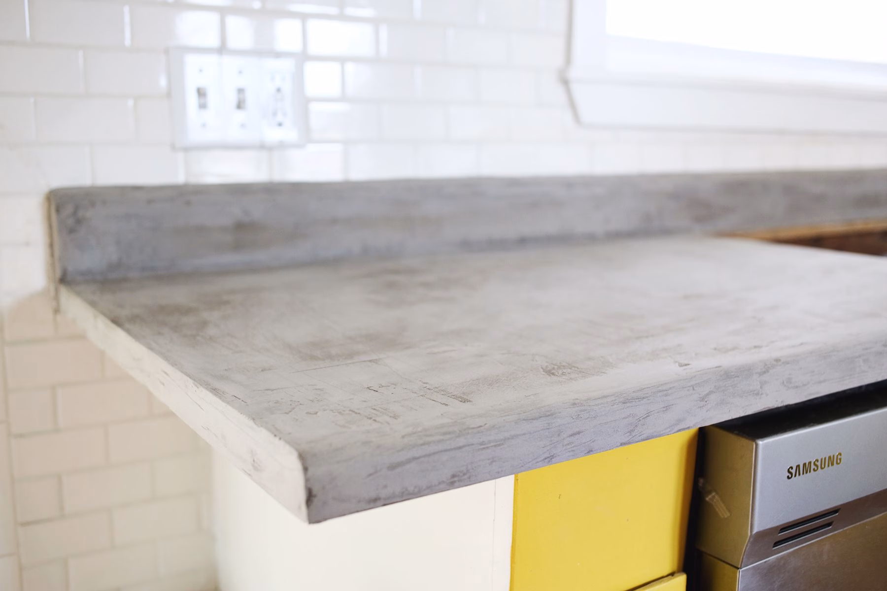 A coated worktop adds character to your kitchen