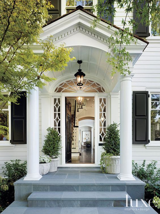 colonial style home exterior