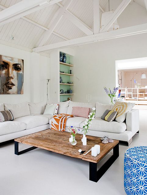 L-shaped couch