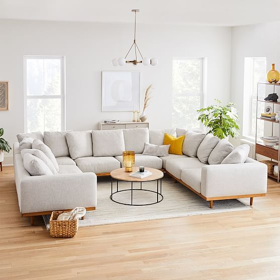 U-shaped couch