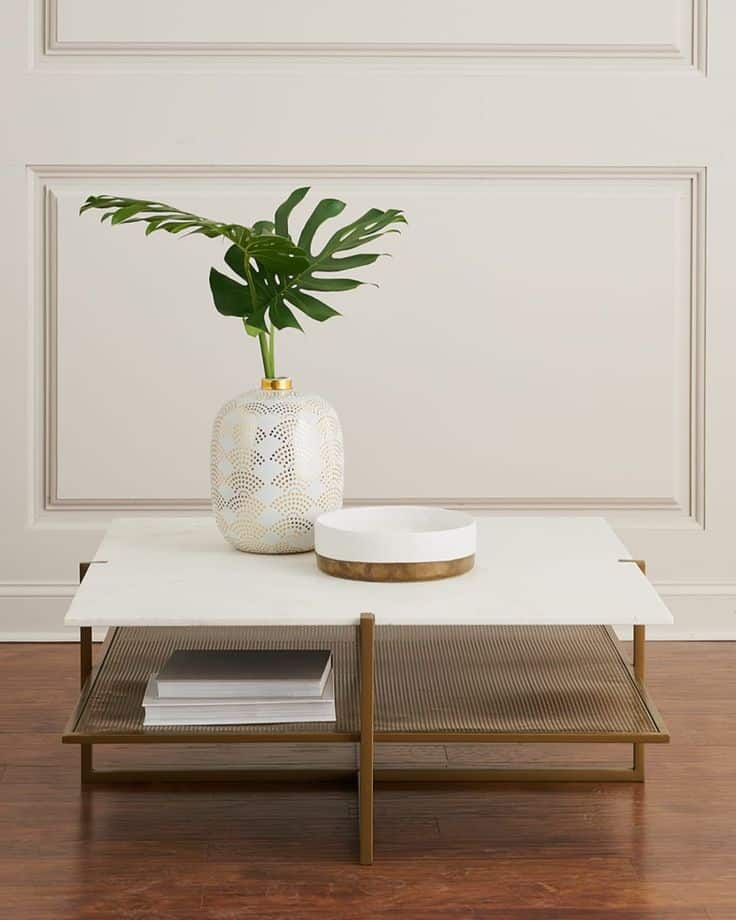Rectangular or square coffee table