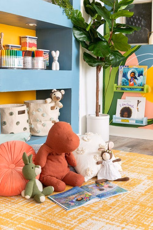 plants in playroom