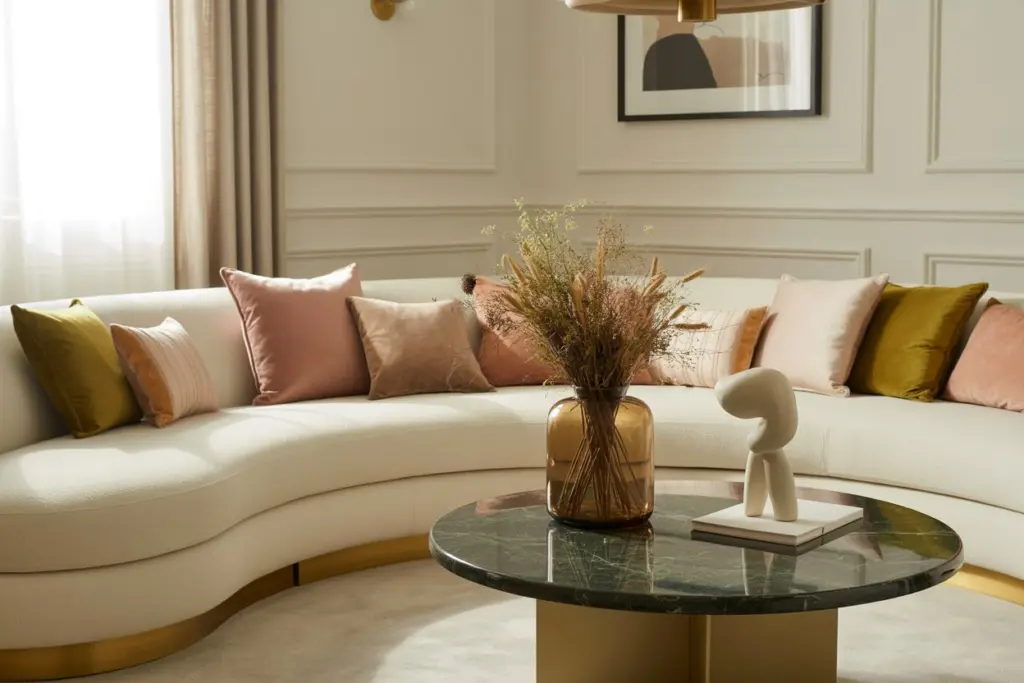 Mouldings accent wall