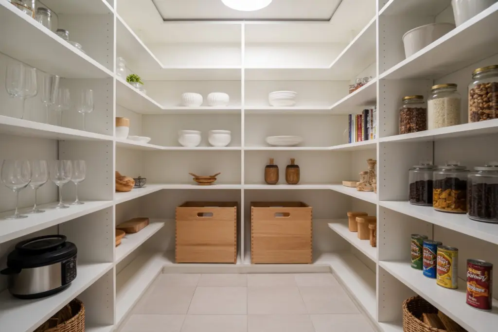 Why is the pantry making a comeback in the kitchen now?
