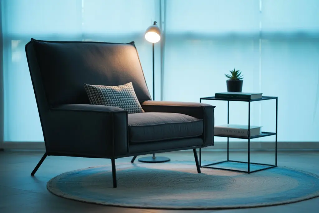 Modern style reading nook