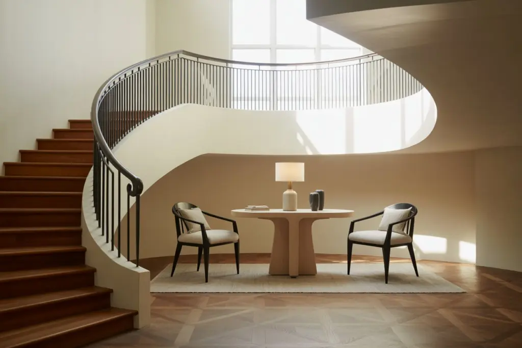 Staircase banister installation