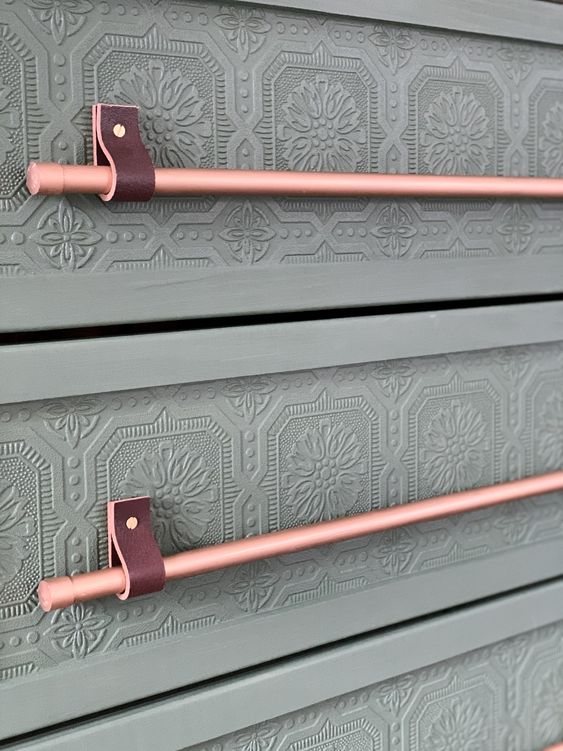 Paintable Wallpaper and Copper Pipes