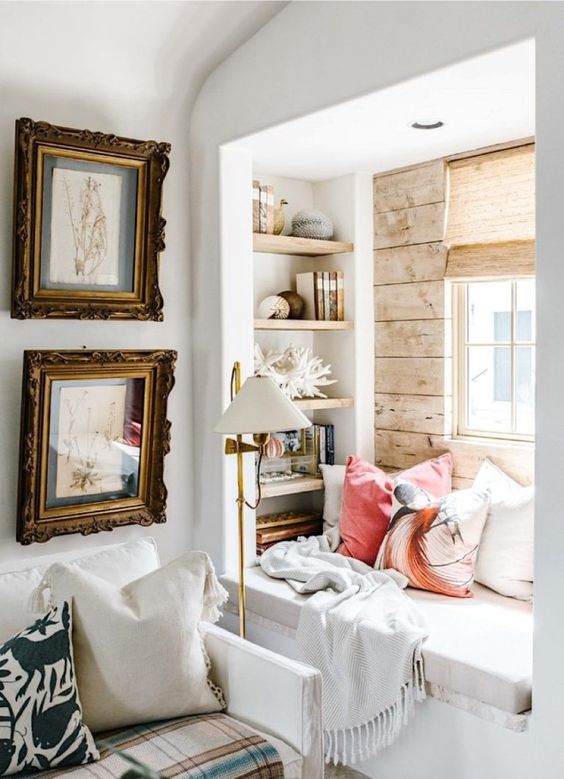 How to Create the Perfect Reading Nook 6 window seat reading corner