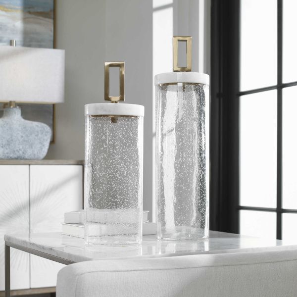Hayworth Seeded Glass Containers