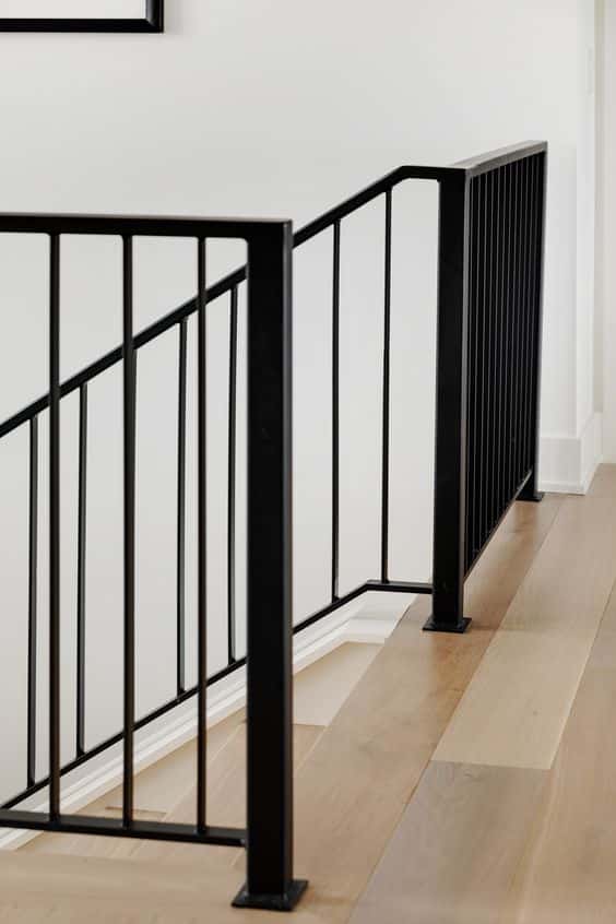 Metal banisters
