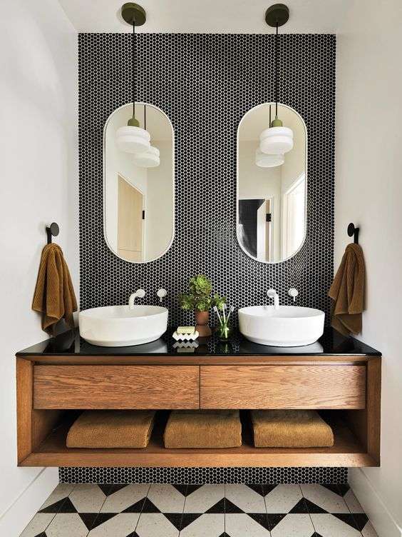 Modern bathroom vanity