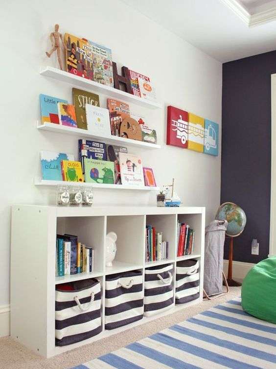 storage of a kid's room